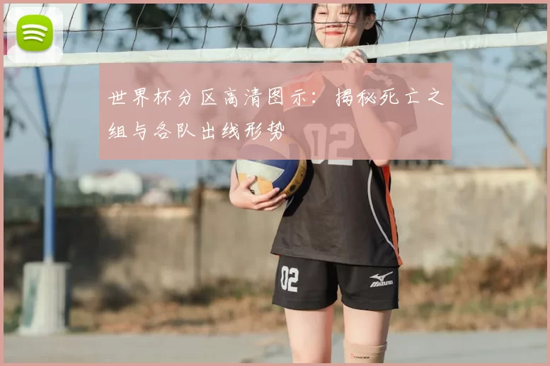 世界杯分区高清图示:揭秘死亡之组与各队出线形势